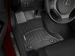 Килими гумові WeatherTech Lexus GS AWD 2013+ передні чорні