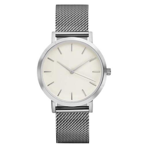 Стильний жіночий наручний годинник «Platinum» (срібло)
