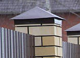 Ковпаки, Парапети на Забір із кольорового металу!Доставка по всій Україні!, фото 2