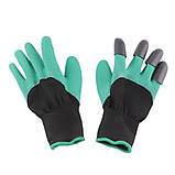 Садові рукавички з кігтями Garden Genie Gloves для саду та городу, фото 5