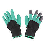 Садові рукавички з кігтями Garden Genie Gloves для саду та городу, фото 6