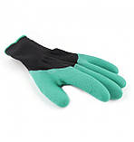 Садові рукавички з кігтями Garden Genie Gloves для саду та городу, фото 7