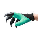 Садові рукавички з кігтями Garden Genie Gloves для саду та городу, фото 8