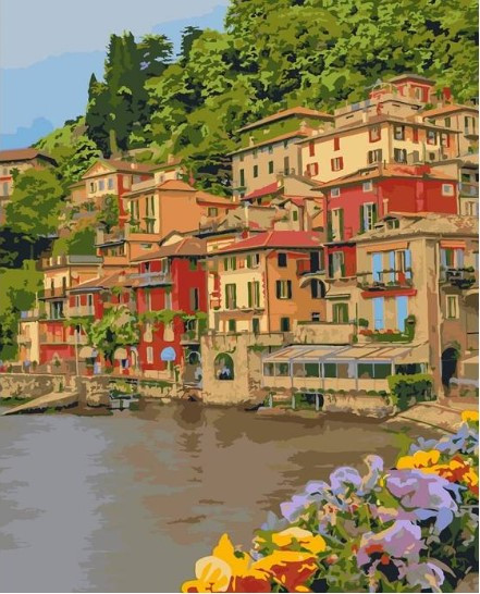 Картина за номерами Набережна Італії