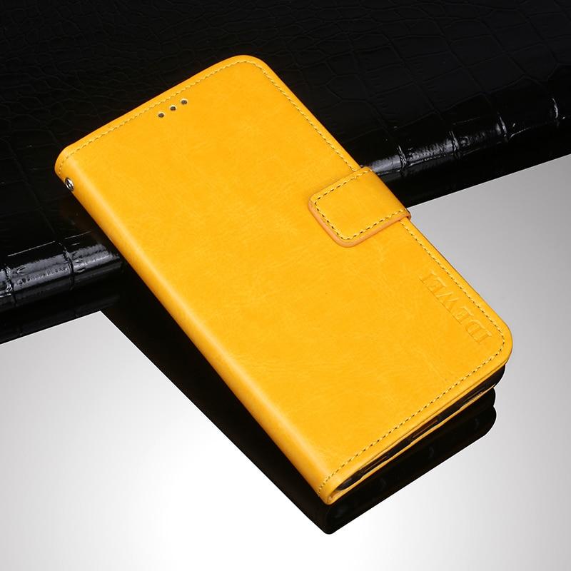 Чохол Idewei для Nokia 7.2 книжка з візитницею жовтий