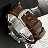 Військовий годинник амст чоловічий протиударний Оригінал AMST 3003A Silver-Green-Brown Wristband, фото 6