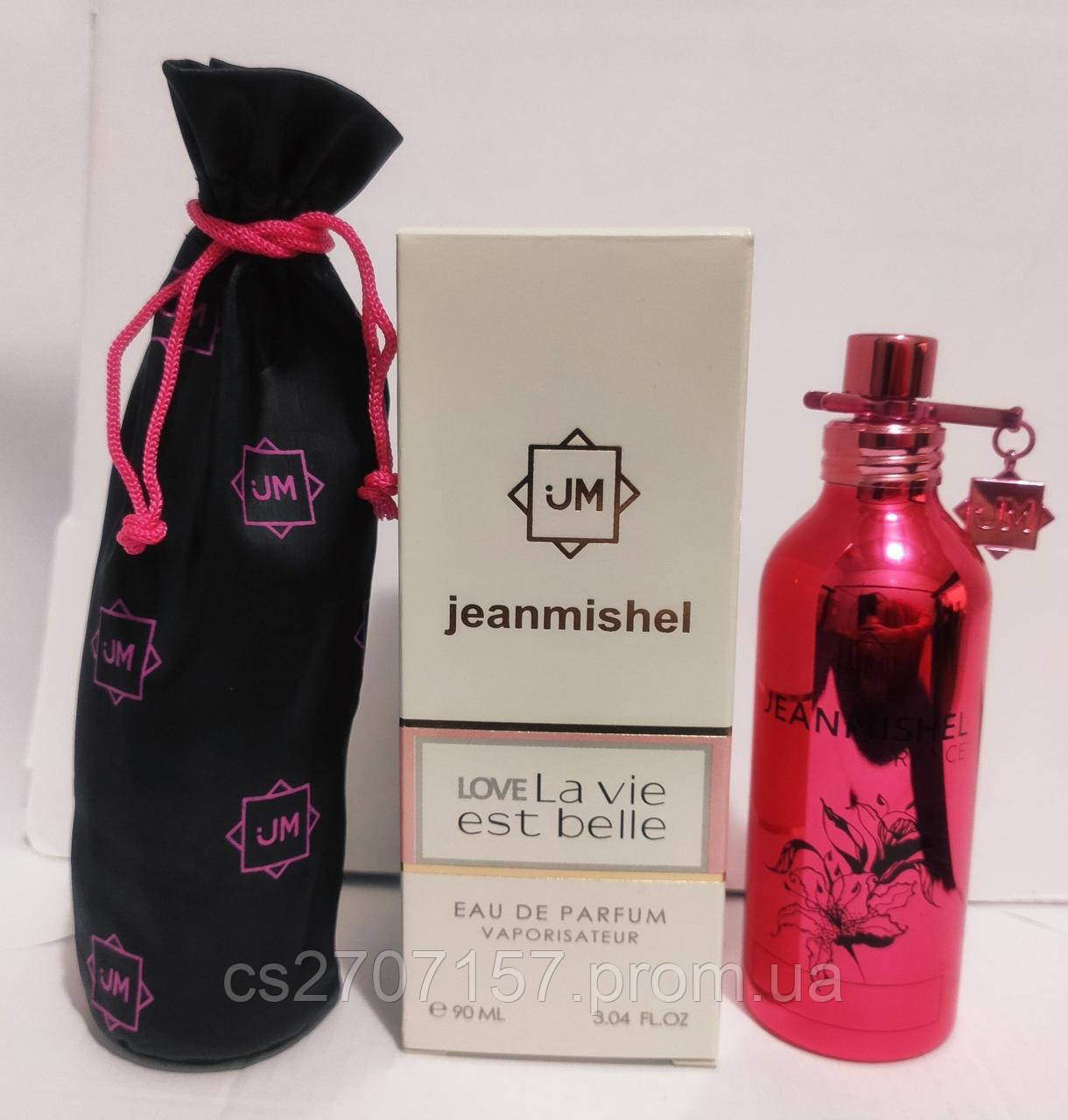 Жіноча парфумована вода Jeanmishel Love La Vie Est Belle 90 мл