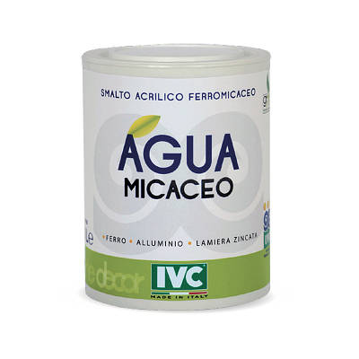 Антикорозійна емаль AGUA MICACEO, BASE GRIGIA (2,5 л). IVC