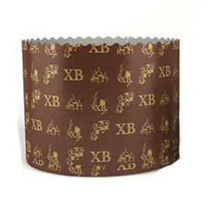 Форма для пасхи паперова, форма для випікання куліча 130х115 мм, (Італія), набір 50 шт.