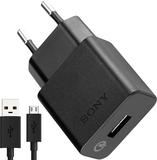 Зарядний пристрій Sony 1.8A + microUSB кабель