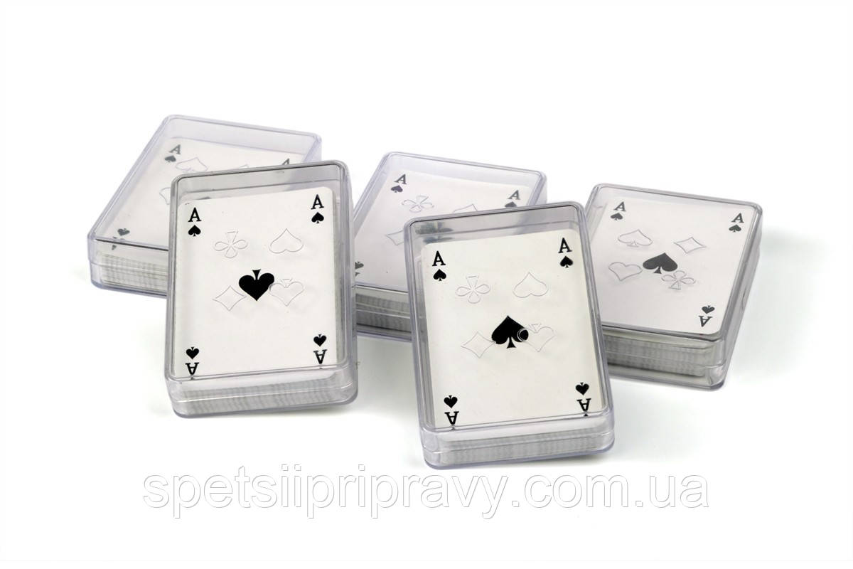 Гральні картки в пластиковому футлярі 36 шт. 🃏, фото 1