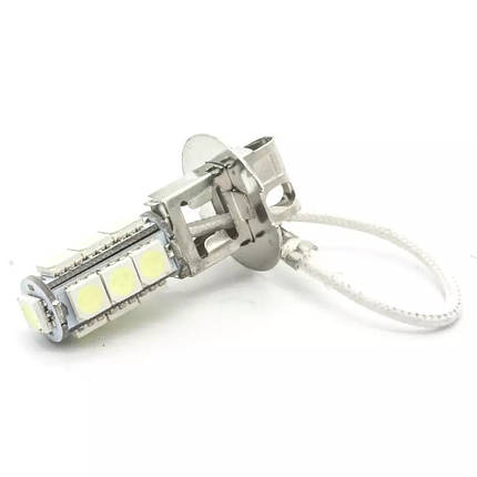 Ціна за штуку! Світлодіодна лампа H3 LED ходові вогні в протитуманки H3 5050 led 13SMD 1Вт, фото 2