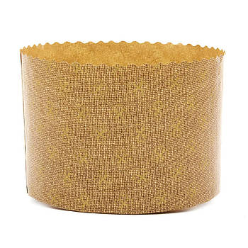 Форма для пасхи паперова, форма для випічки паски 170х115мм, 1000 грам (Італія), набір 50 шт