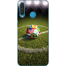 Силіконовий чохол для Huawei P30 Lite з картинкою Футбол