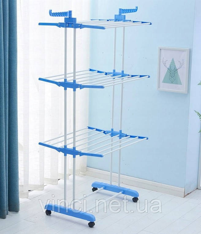 Сушка для одягу Сушка для одежды Вешалка Сушарка Сушилка на одяг сушка Вішалка для одягу взуття постілі, фото 1