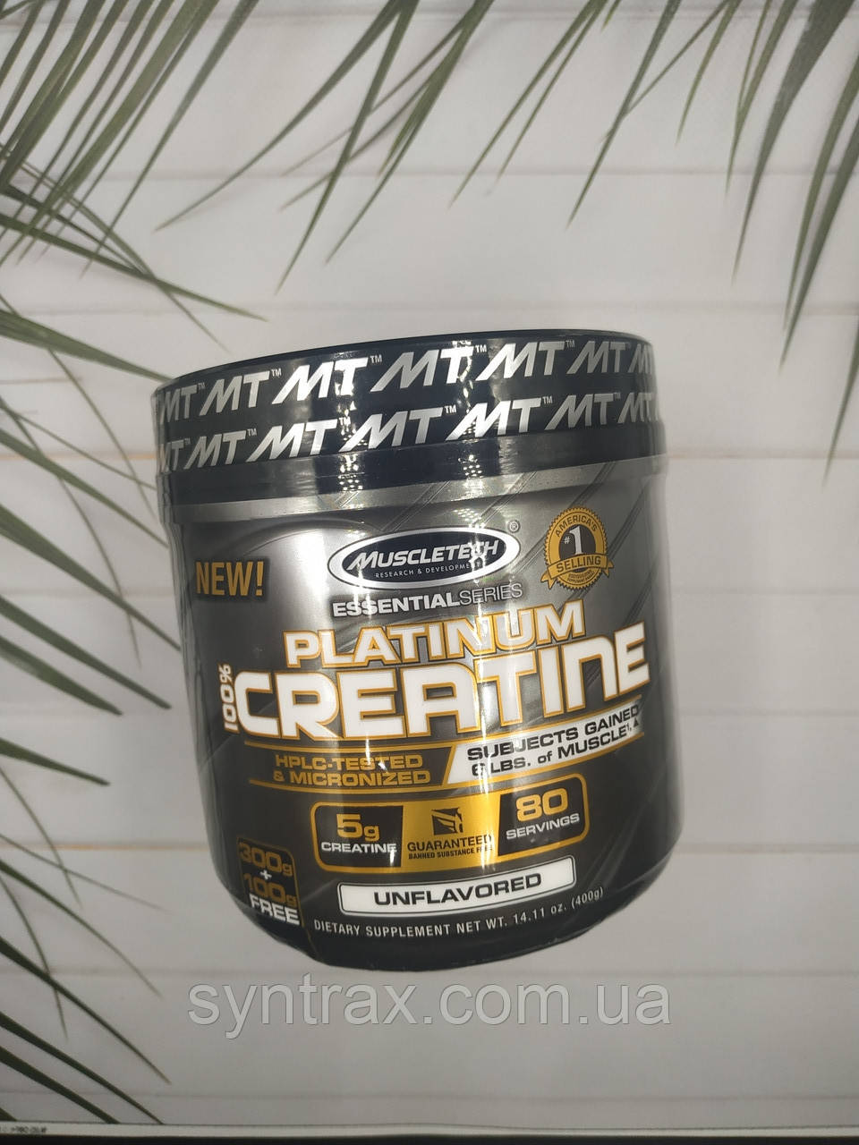 MuscleTech Platinum 100% Creatine, 400 g креатин моногідрат