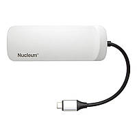 Разветвитель-хаб Kingston Nucleum USB-C USB 3.0/HDMI/SD/microSD/Power Pass through/Type-C ports