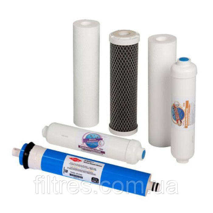 Комплект картриджів AQUAFILTER (6_ШТ)