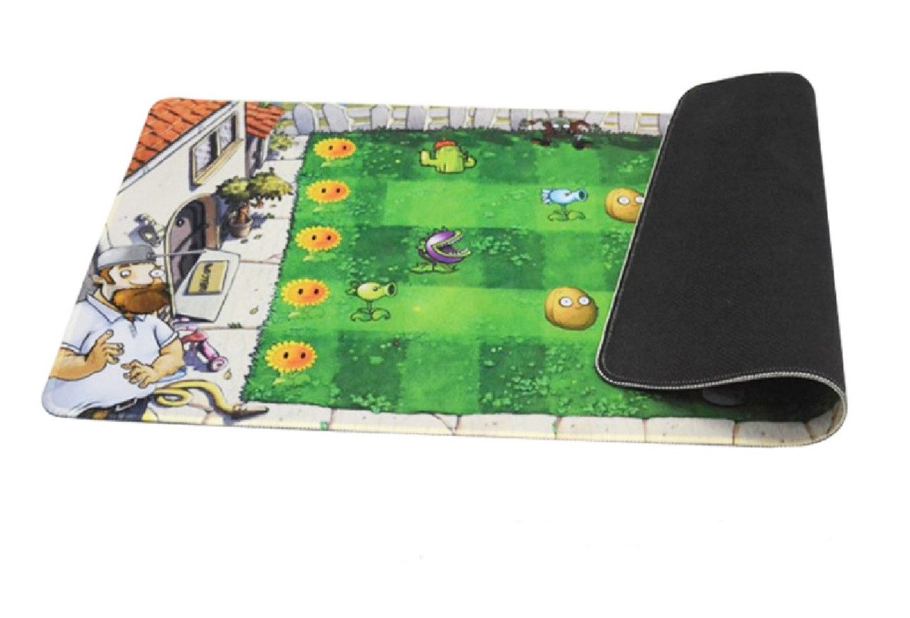 Ігровий килимок Рослини проти Зомбі 60x30 см Ігрова поверхня Plants vs Zombies (00389)
