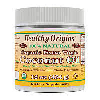 Кокосовое масло Healthy Origins Coconut Oil Extra Virgil 454 g