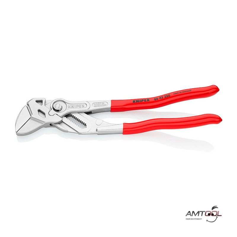 Кліщі переставні — гайковий ключ до 46 мм — Knipex 86 43 250, фото 1