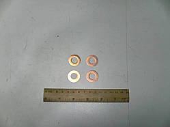 Шайба мідна ущільнювальна склянки форсунок   12х23х0,3