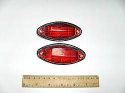 Ліхтар габаритний  кольору червоного"лодочка" L003r.
