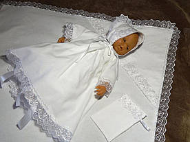 Хрестильне плаття з крижмою. Модель Belisimo