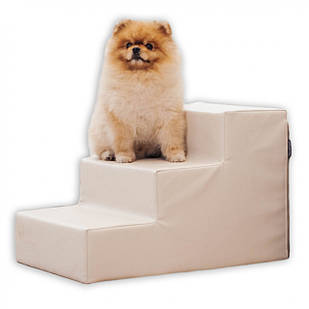 Сходинки для собак Ivory 54x40x36 екошкіра