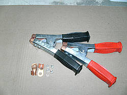 Затиск електричний (крокодил) L - 155 мм.комплект 2шт