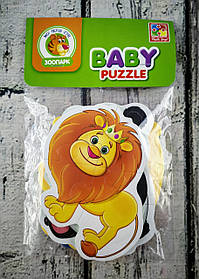 Пазли М'які Baby Puzzle Зоопарк VT1106-85 Vladi Toys Україна