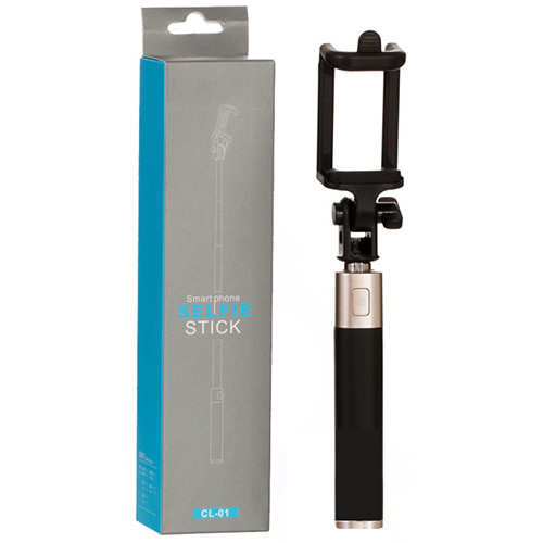 Монопод для селфі Monopod Aluminium Selfie Stick CL-01 (Чорний)