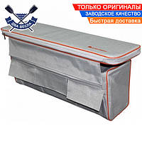 Комплект: сумка-рундук и мягкое сиденье 84х20 для лодки Колибри (черный, серый, оранж, синий)