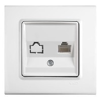 Розетка VIKO Linnera комп'ютерна ( RJ 45 CAT 5e )