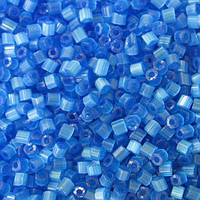 Бісер Чехія Preciosa Сатин матовий рубка 842 / 65021 розмір №10 Блакитний Упаковка 5 грам