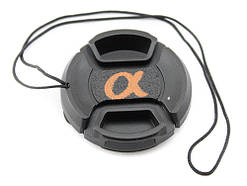 Кришка Sony Alpha діаметр 40.5мм, шнур, на об'єктив