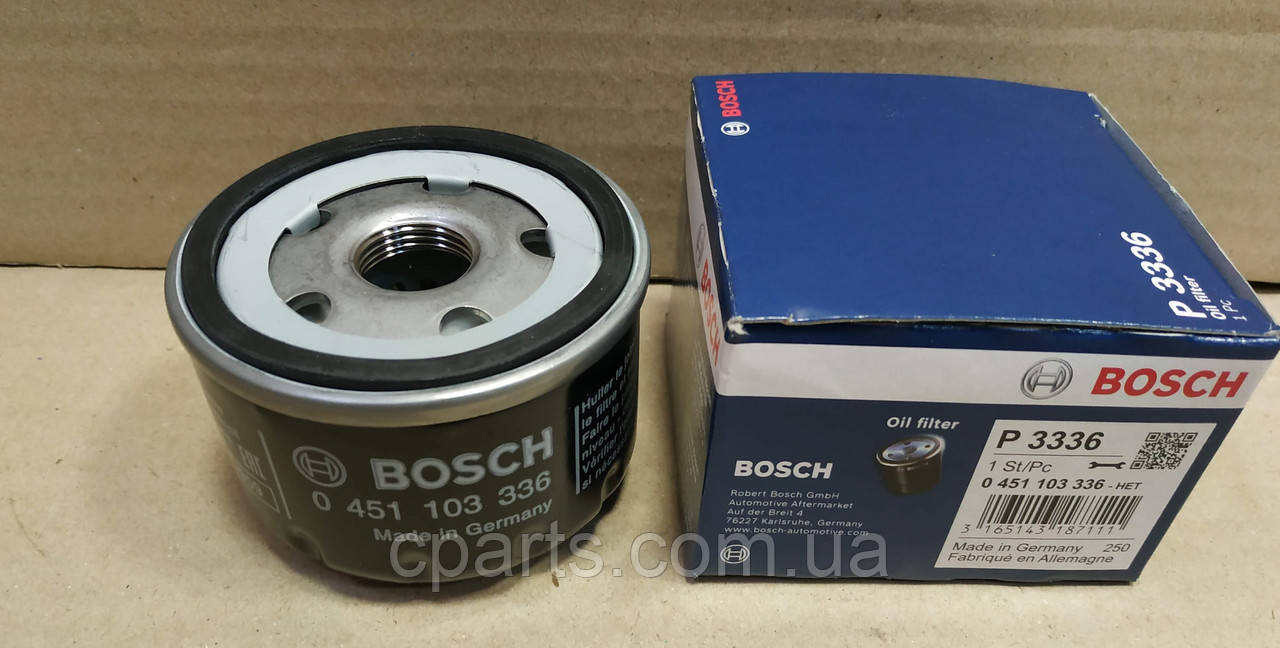 Масляний фільтр Renault Logan (Bosch 0451103336)(висока якість)