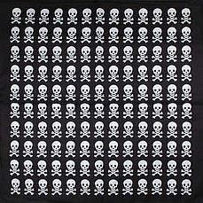 Бандана BAN-060 Skulls Чорна