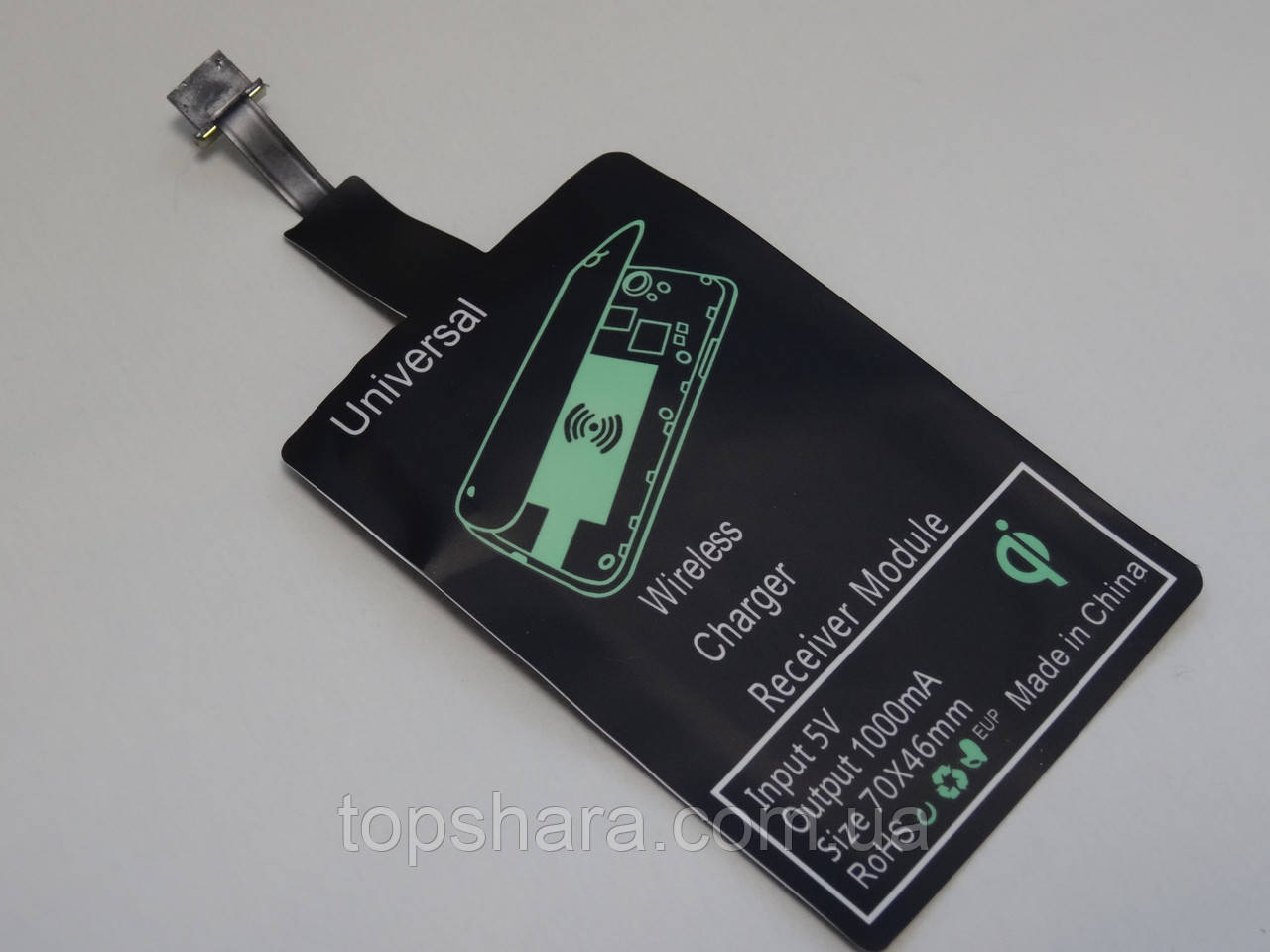 Micro USB QI приймач для бездротового заряджання телефона