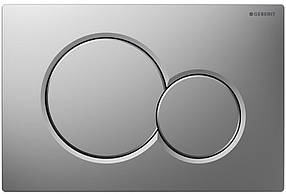 Клавіша змиву GEBERIT SIGMA 01 кольору Матовий хром