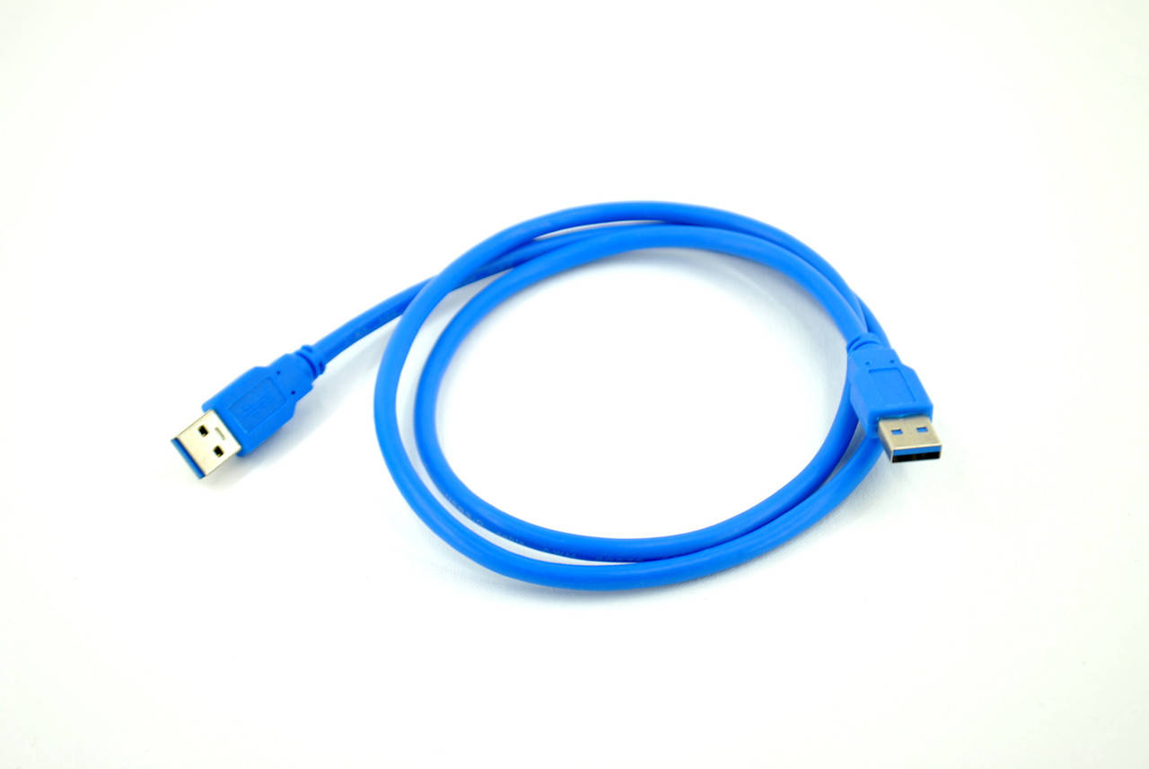 

Кабель USB 3.0 папа/папа 1м синий
