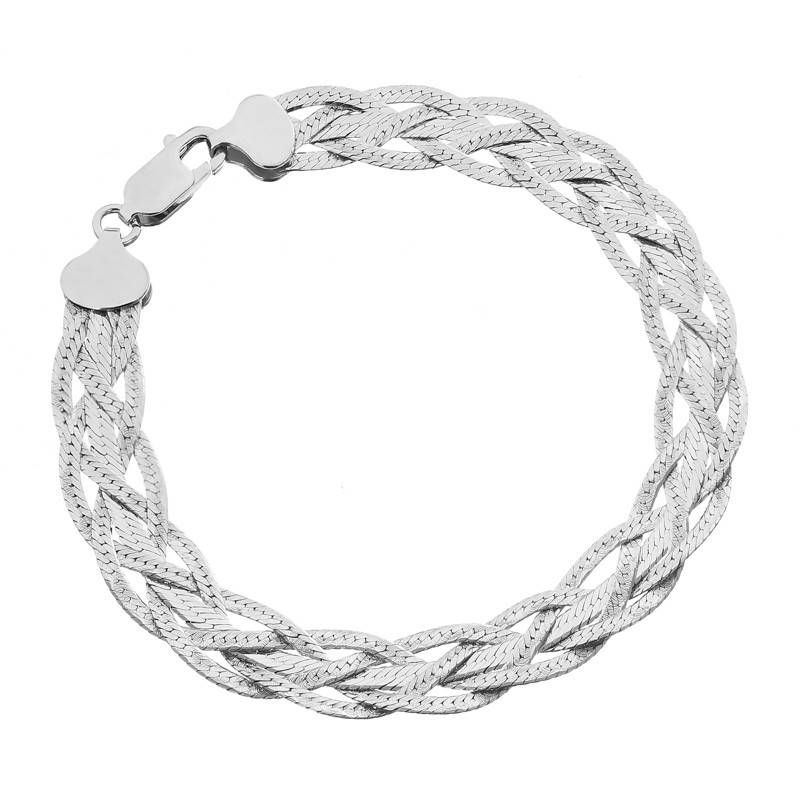 

Серебряный браслет Коса 111Р 2/20