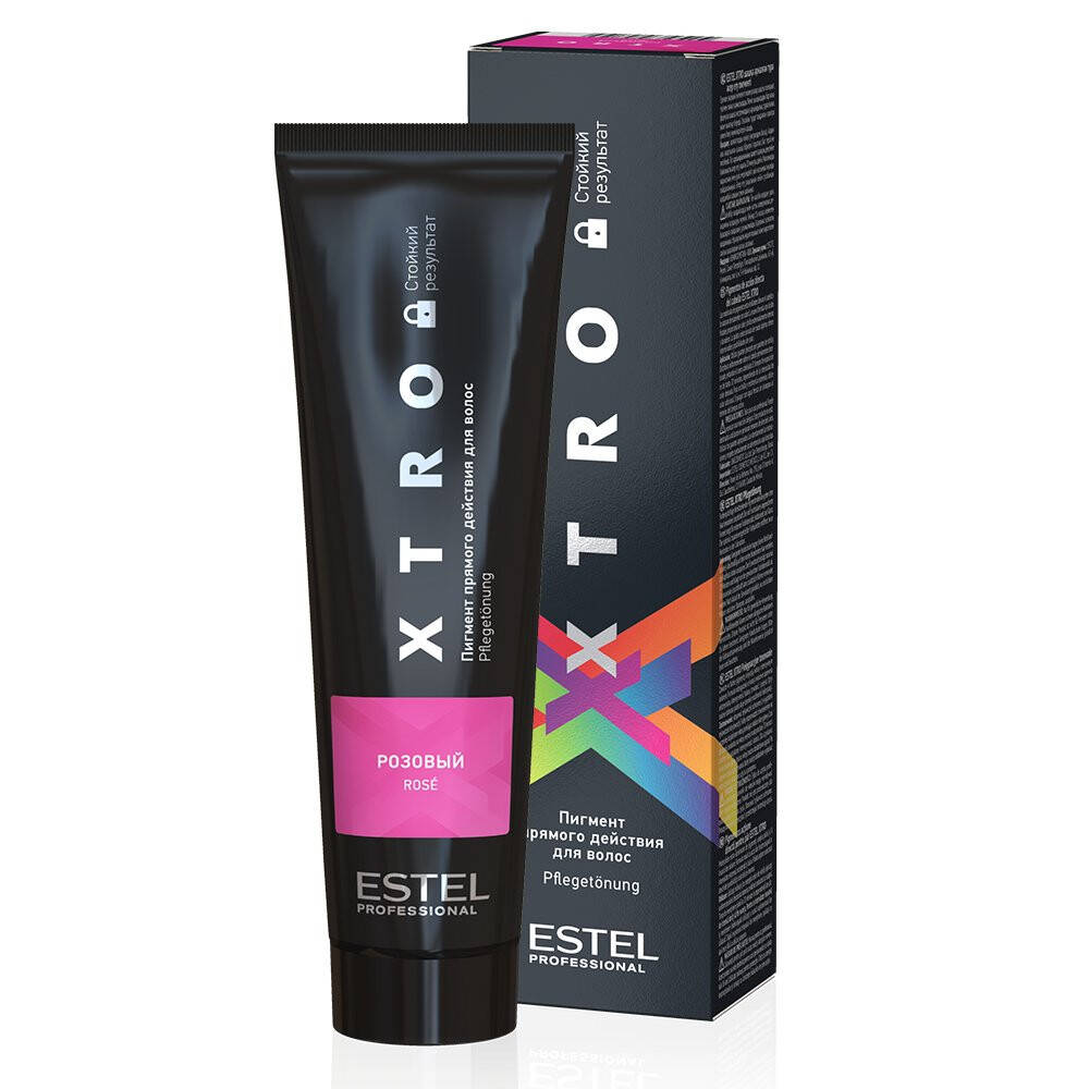 

Пигмент прямого действия для волос Estel Professional XTRO BLACK Розовый, 100 мл.
