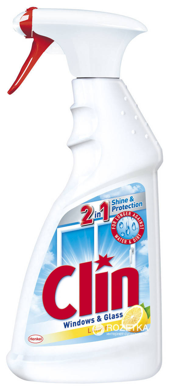 

Средство для мытья окон и стекла Clin Цитрус пистолет 500 мл