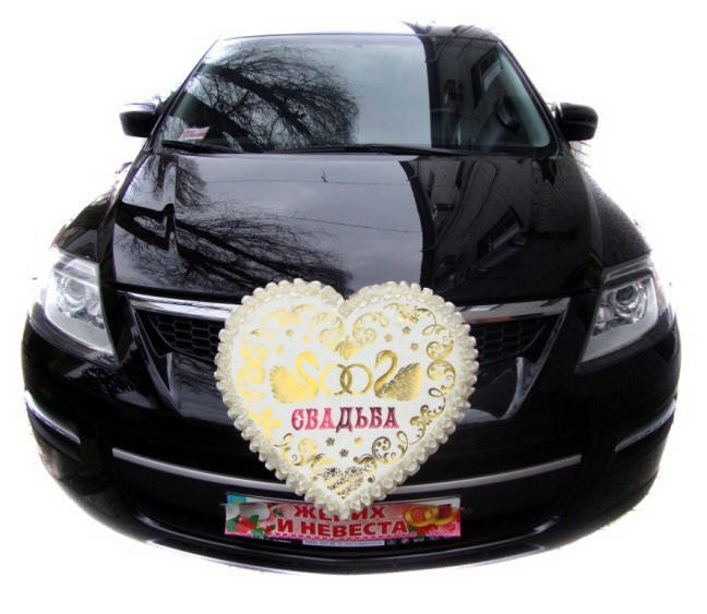 

Украшение Сердце для автомобиля, Белый