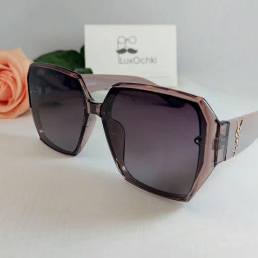 

Новинка!Модные женские большие квадратные очки с поляризованными линзами, Пыльная роза