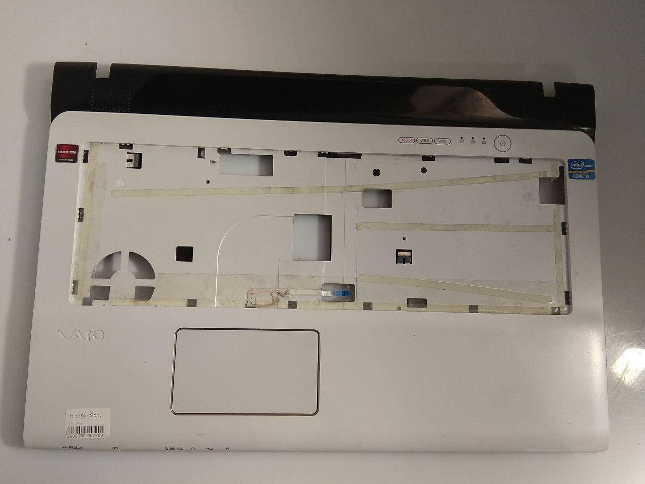 

Sony Vaio SVE171 Корпус C (топкейс, средняя часть) Белый (60.4mr01.014) бу