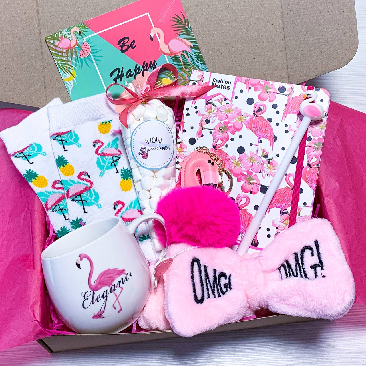 

Подарочный бокс для девушки WOW BOXES "Flamingo Box №5"