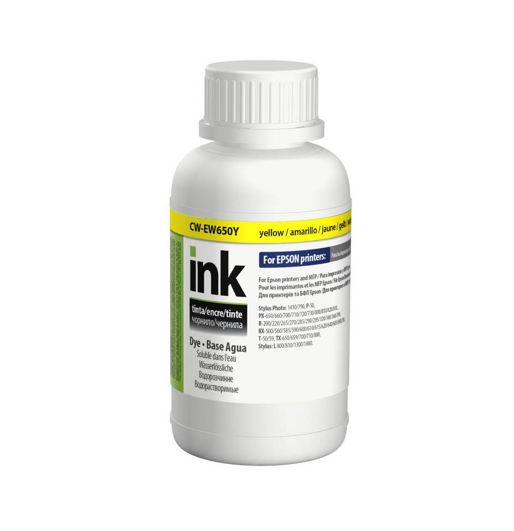 

Чернила для Epson ColorWay CW-EW650, yellow, 200 ml