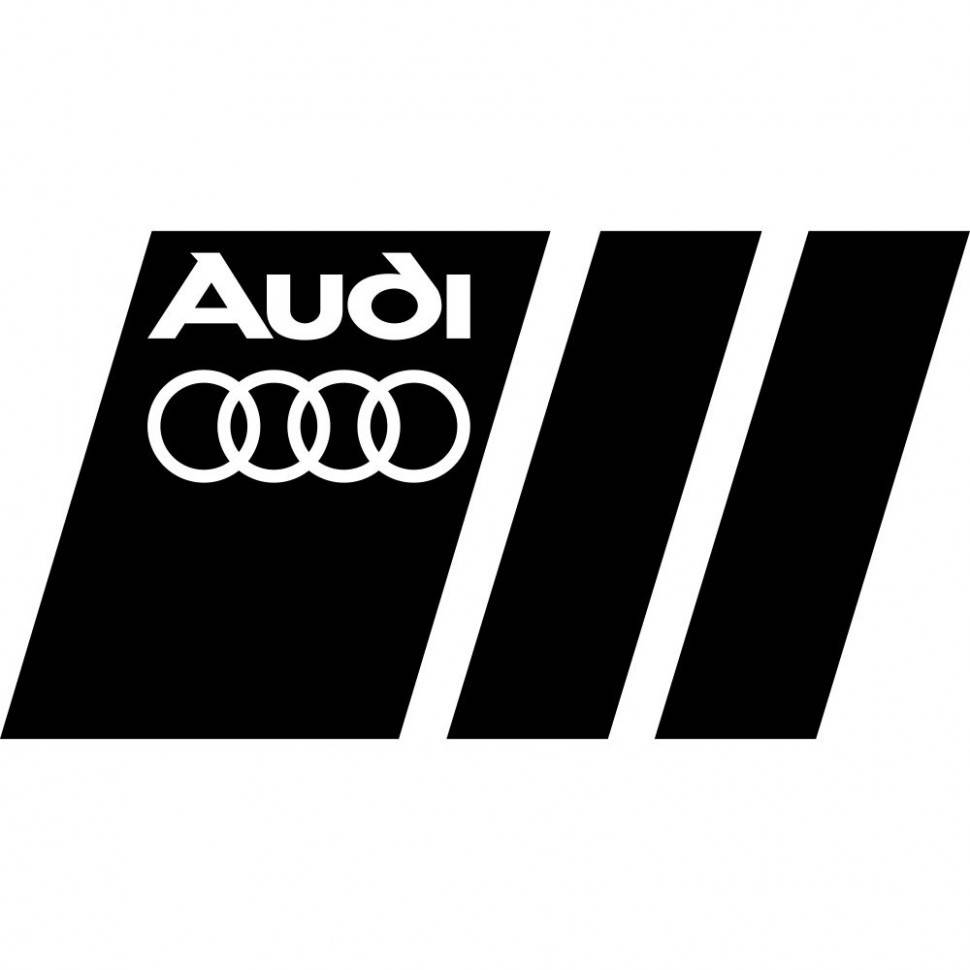 

Виниловая наклейка на автомобиль - Audi v2